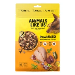 Animals Like Us RawMix50 With Cage Free ChickenDry Dog Food 13 Animals Like Us RawMix50 With Cage Free ChickenDry Dog Food -Vetn Pet Direct Store animals like us raw50 chicken 340g