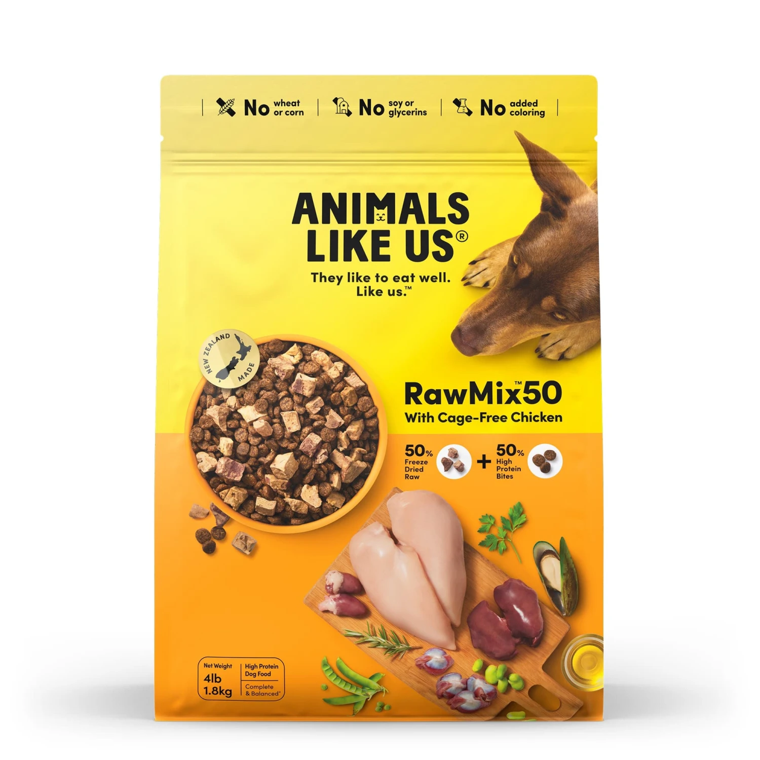 Animals Like Us RawMix50 With Cage Free ChickenDry Dog Food 1 Animals Like Us RawMix50 With Cage Free ChickenDry Dog Food