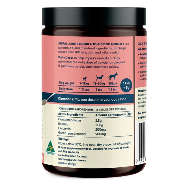 Anipal Joint Formula Powder Meal Topper 135g 2 Anipal Joint Formula Powder Meal Topper 135g - Image 2