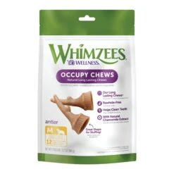 Whimzees Antlers Natural Long Lasting Chews