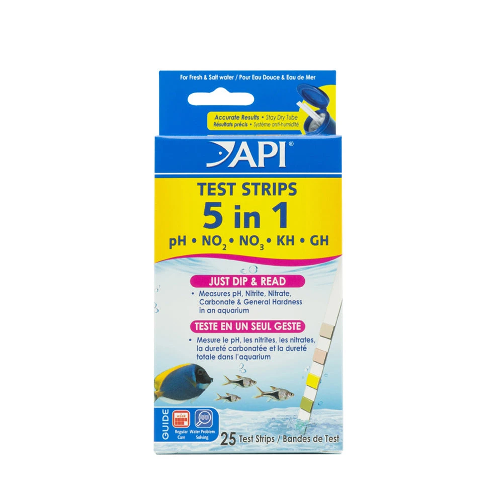 API 5-in-1 Aquarium Test Strips 3 API 5-in-1 Aquarium Test Strips - Image 3