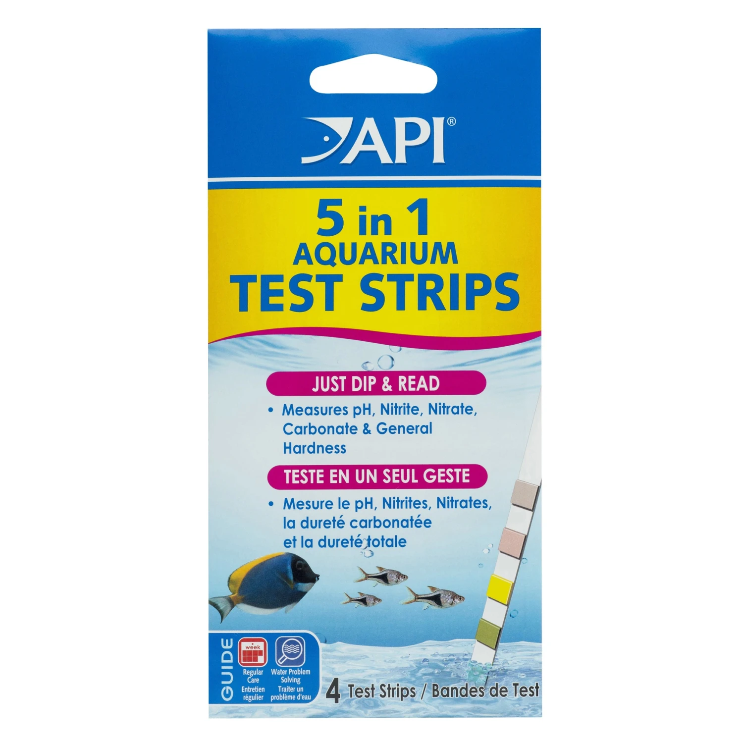 API 5-in-1 Aquarium Test Strips 1 API 5-in-1 Aquarium Test Strips