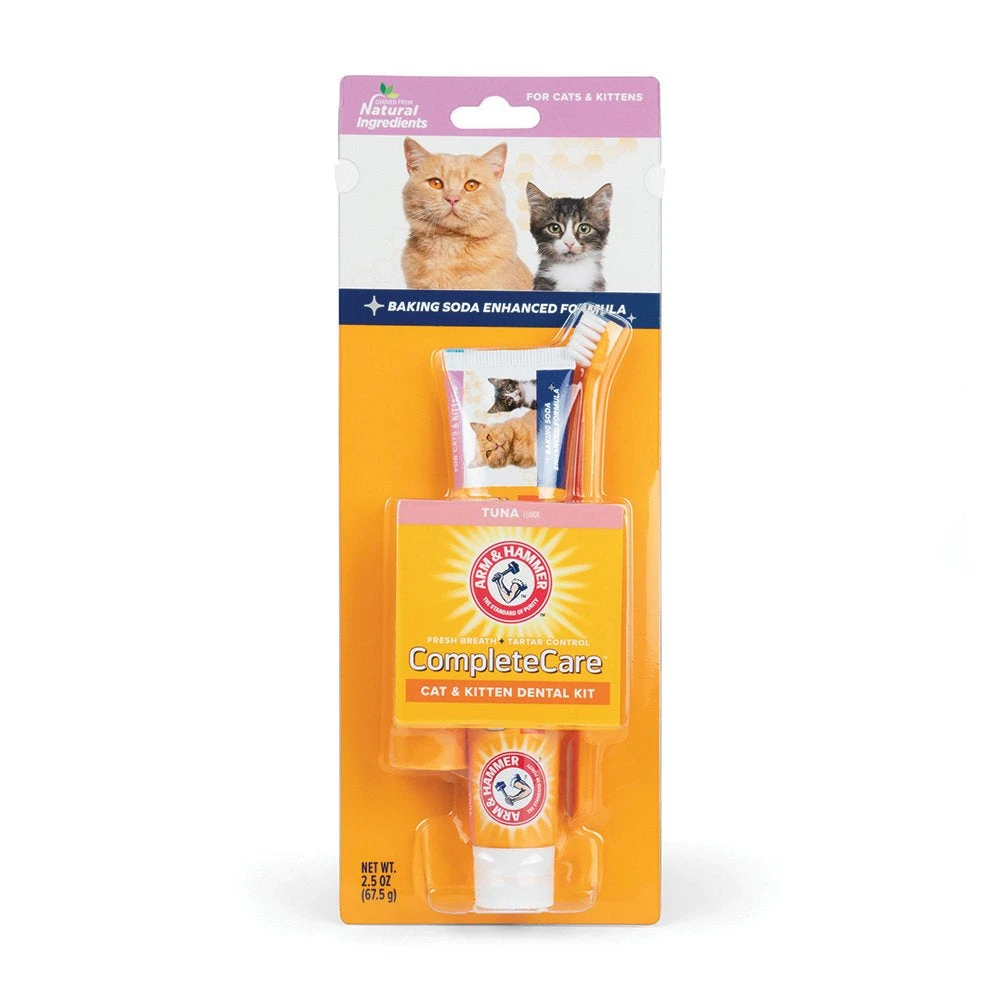 Arm & Hammer Complete Care Dental Kit For Cats & Kittens 1 Arm & Hammer Complete Care Dental Kit For Cats & Kittens