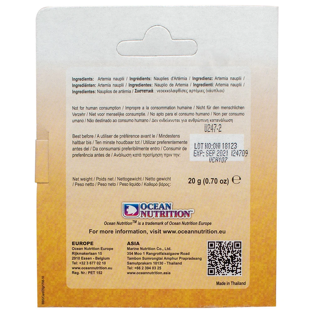 Ocean Nutrition Instant Baby Brine Shrimp 20g 3 Ocean Nutrition Instant Baby Brine Shrimp 20g - Image 3