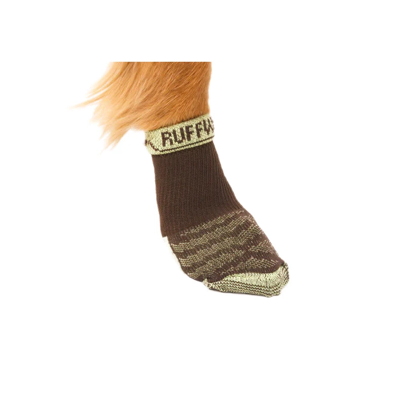 Ruffwear Bark'n Boot Dog Socks - Earth Brown 3 Ruffwear Bark'n Boot Dog Socks - Earth Brown - Image 3