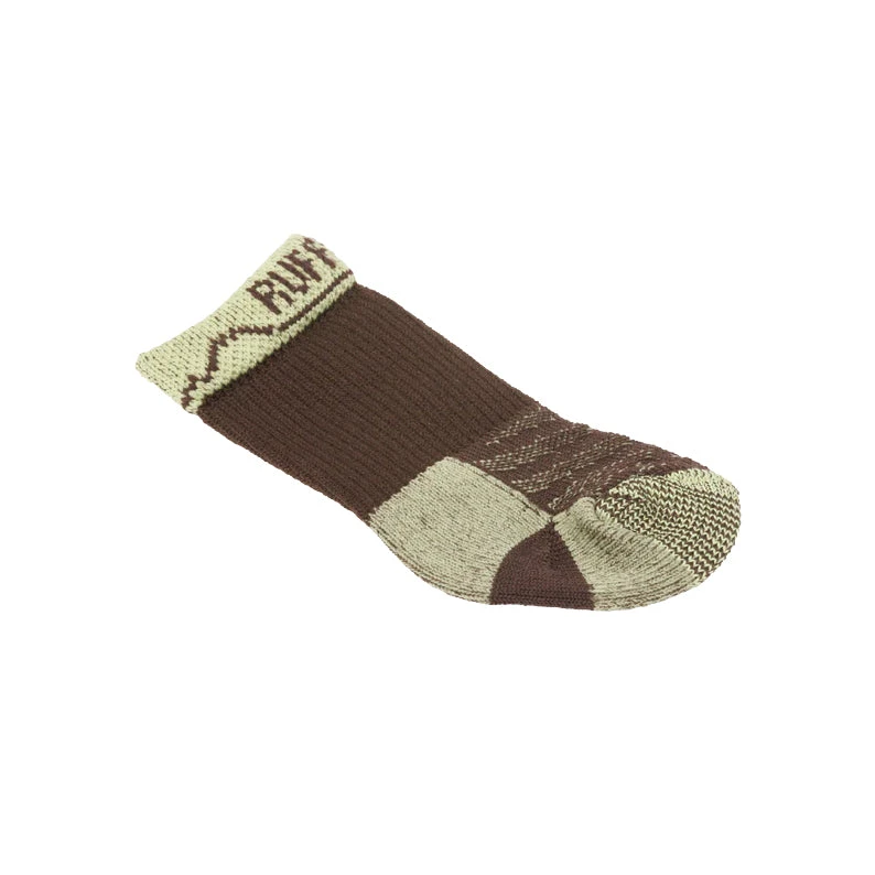 Ruffwear Bark'n Boot Dog Socks - Earth Brown 2 Ruffwear Bark'n Boot Dog Socks - Earth Brown - Image 2
