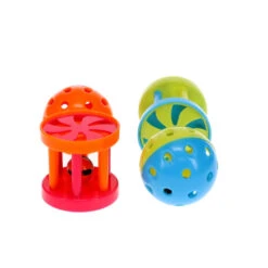 Scream Barrel & Ball Toy Pack For Cats/Birds - 4 Pack -Vetn Pet Direct Store barrel ball pack 2