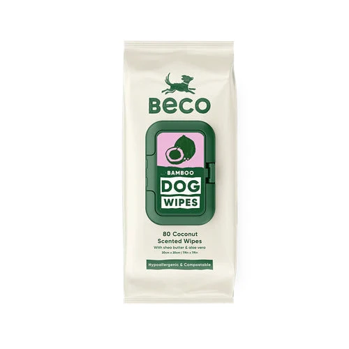 Beco Bamboo Dog Wipes - 80 Pack 2 Beco Bamboo Dog Wipes - 80 Pack - Image 2