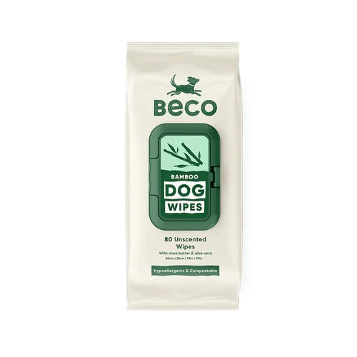 Beco Bamboo Dog Wipes - 80 Pack 1 Beco Bamboo Dog Wipes - 80 Pack