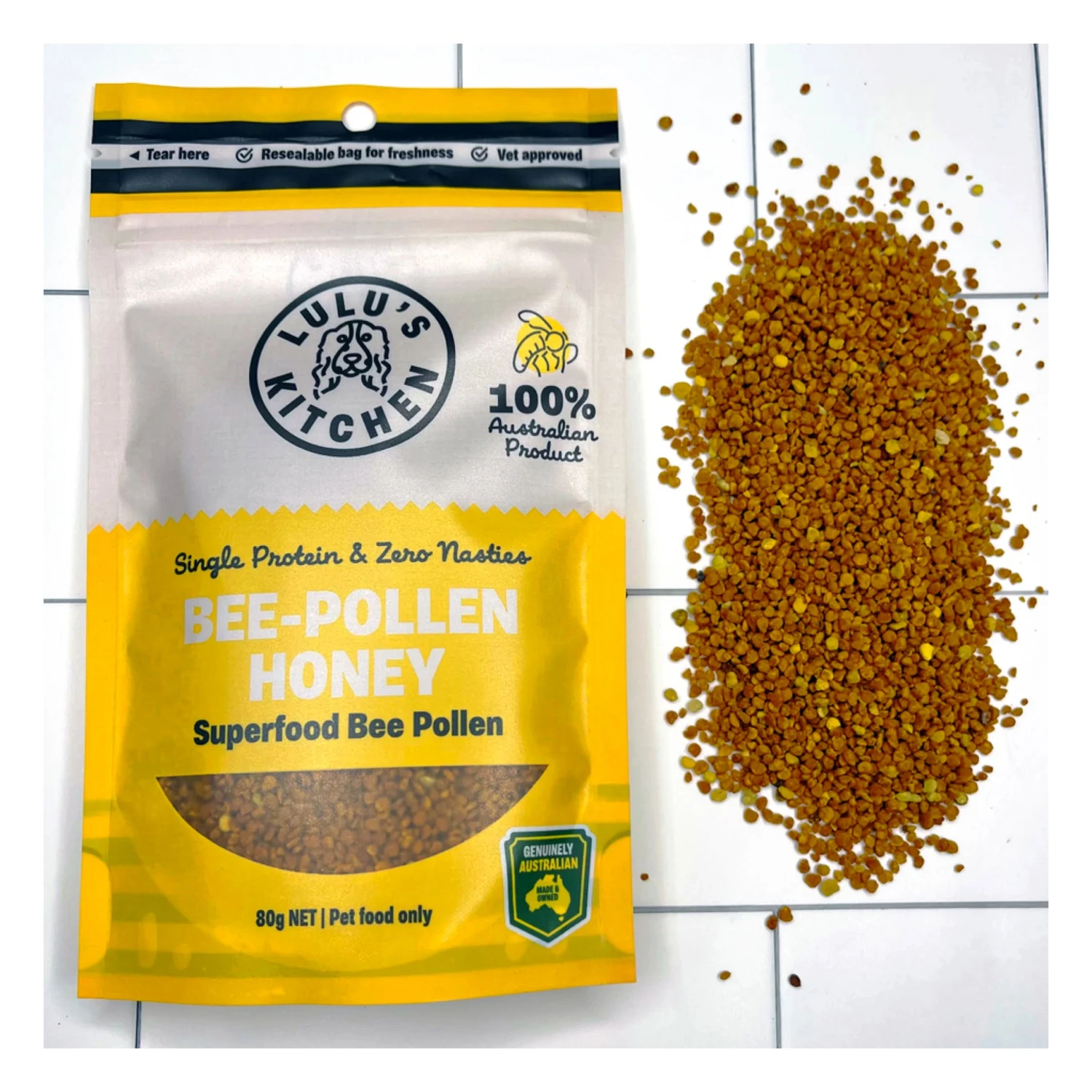 Lulu's Kitchen Bee-Pollen 80g 1 Lulu's Kitchen Bee-Pollen 80g