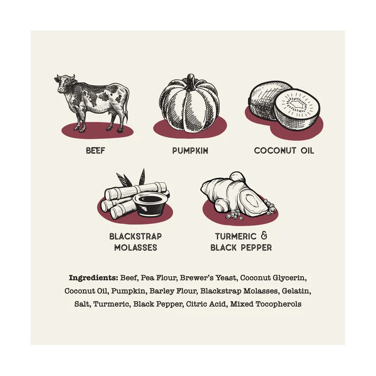 Dog Treat Naturals Superfood Sticks - Beef& Pumpkin 170g 2 Dog Treat Naturals Superfood Sticks - Beef& Pumpkin 170g - Image 2