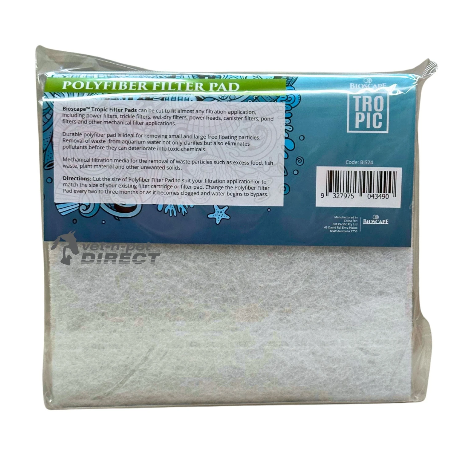 Bioscape Polyfiber Filter Pad 25 X 45cm 2 Bioscape Polyfiber Filter Pad 25 X 45cm - Image 2