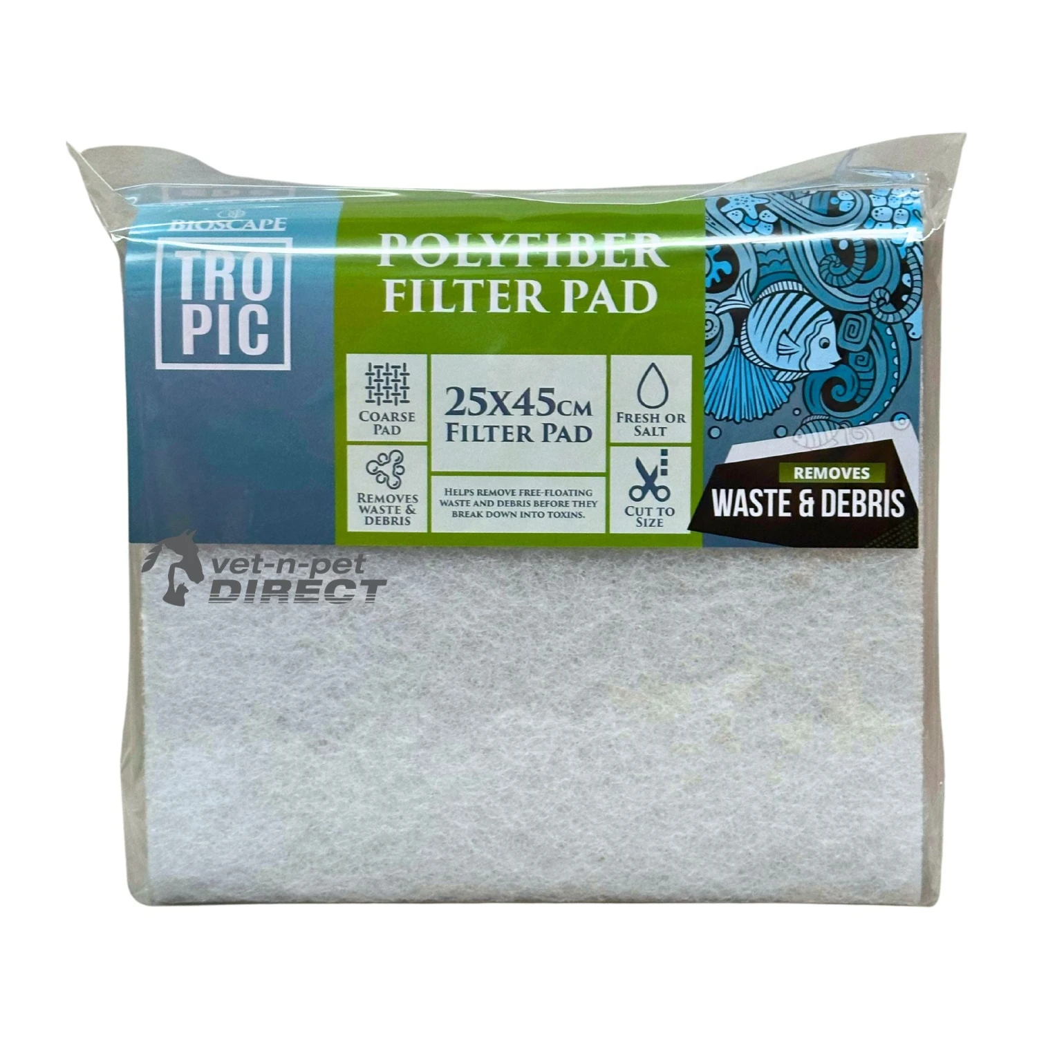 Bioscape Polyfiber Filter Pad 25 X 45cm 1 Bioscape Polyfiber Filter Pad 25 X 45cm