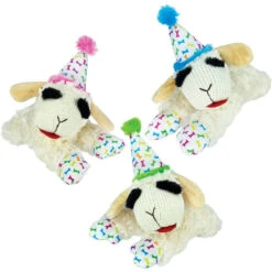 Multipet Birthday Lamb Chop Dog Toy