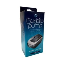 Blue Planet Bubbilo Double Outlet Air Pump -Vetn Pet Direct Store blue planet bubbilo twin pump tw400 box front