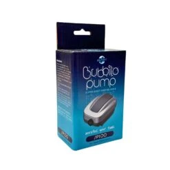 Blue Planet Bubbilo Single Outlet Air Pump -Vetn Pet Direct Store blue planet bubblio single outlet air pump sp100 box front