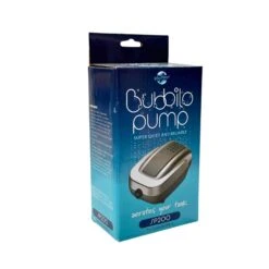 Blue Planet Bubbilo Single Outlet Air Pump -Vetn Pet Direct Store blue planet bubblio single outlet air pump sp200 box front
