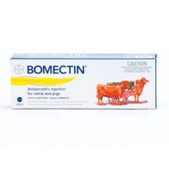 Bayer Bomectin Antiparasitic Injection For Cattle & Pigs 500mL