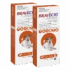 Bravecto Spot-on For Dogs 4.5kg-10kg (Orange) - 2 Pack Value Bundle