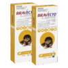 Bravecto Spot-on For Dogs 2kg-4.5kg (Yellow) - 2 Pack Value Bundle