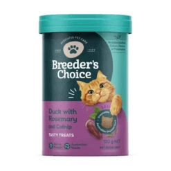 Breeder's Choice Duck With Rosemary And CatnipCat Treats 120g