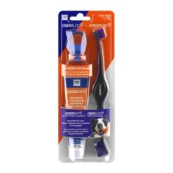 Paw Ready Oral Care Brushing Bundle Dental Kit - Toothbrush, BiteBlock, Toothpaste -Vetn Pet Direct Store brushing bundle small