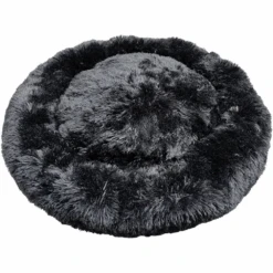 Prestige Snuggle Pals Round Calming Cuddler Bed -Vetn Pet Direct Store calming bed black