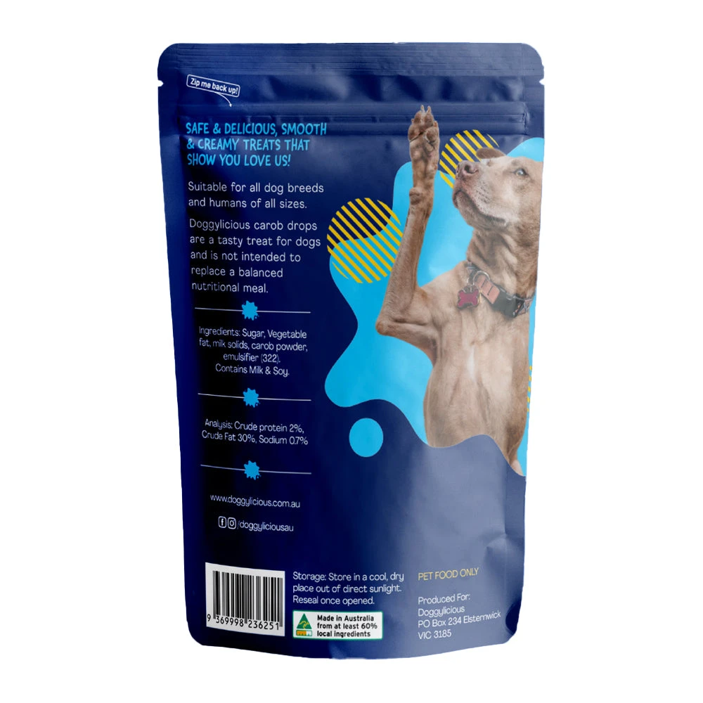Doggylicious Carob Drops Training Treats 1kg 3 Doggylicious Carob Drops Training Treats 1kg - Image 3