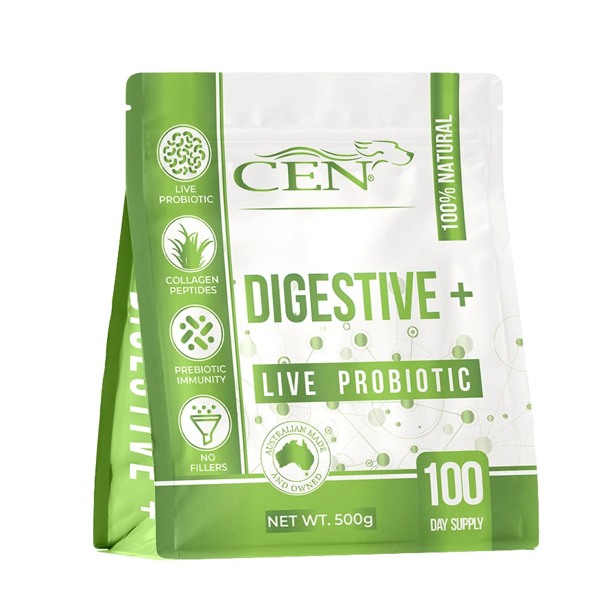 CEN Digestive+ Live Probiotic For Dogs 500g 1 CEN Digestive+ Live Probiotic For Dogs 500g