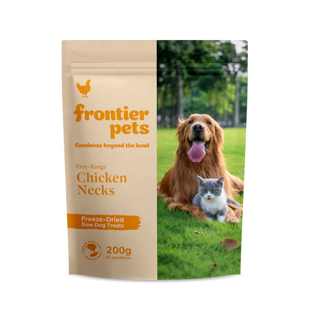 Frontier Pets Free-Range Chicken Necks Freeze-Dried Raw Treats For Dogs & Cats 2 Frontier Pets Free-Range Chicken Necks Freeze-Dried Raw Treats For Dogs & Cats - Image 2