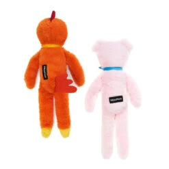 Zippy Paws Fluffy Peltz - Chicken And Pig 2 Pack -Vetn Pet Direct Store chicken pig back