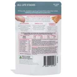 Pure Life Australian Chicken & Salmon Pate Wet Cat Food 80g X 12 5 Pure Life Australian Chicken & Salmon Pate Wet Cat Food 80g X 12 -Vetn Pet Direct Store chicken salmon back