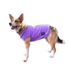 ZeeZ Cozy Fleece Dog Vest - Pearly Purple