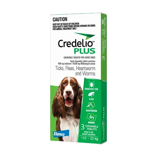 Credelio PLUS Chewable Tablets For Large Dogs 11-22kg 2 Credelio PLUS Chewable Tablets For Large Dogs 11-22kg - Image 2