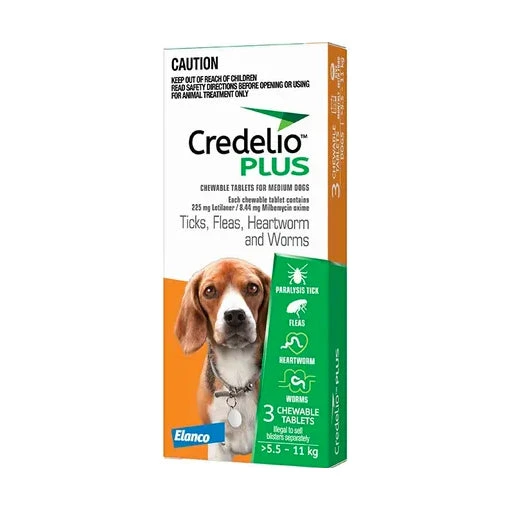 Credelio PLUS Chewable Tablets For Medium Dogs 5.5-11kg 2 Credelio PLUS Chewable Tablets For Medium Dogs 5.5-11kg - Image 2