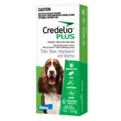 Credelio PLUS Chewable Tablets For Large Dogs 11-22kg 5 Credelio PLUS Chewable Tablets For Large Dogs 11-22kg -Vetn Pet Direct Store credelio plus 11 22kg