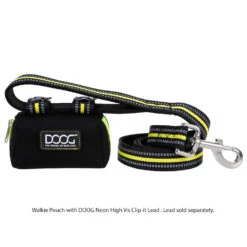 DOOG Walkie Pouch Poop Bag Holder - Neon High Vis -Vetn Pet Direct Store doog bolt combo
