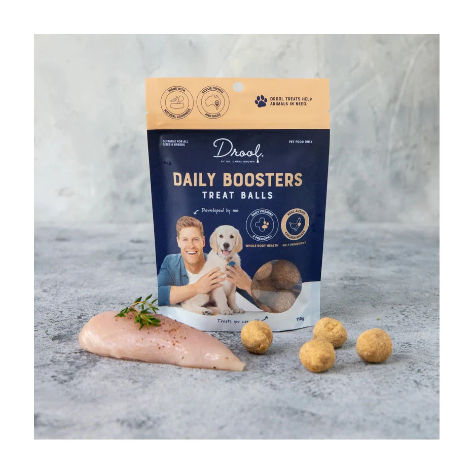 Drool By Dr Chris Brown Daily Boosters Treat Balls 110g 4 Drool By Dr Chris Brown Daily Boosters Treat Balls 110g - Image 4