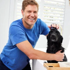 Drool By Dr Chris Brown Wash Brush 5 Drool By Dr Chris Brown Wash Brush -Vetn Pet Direct Store drool wash brush lifestyle