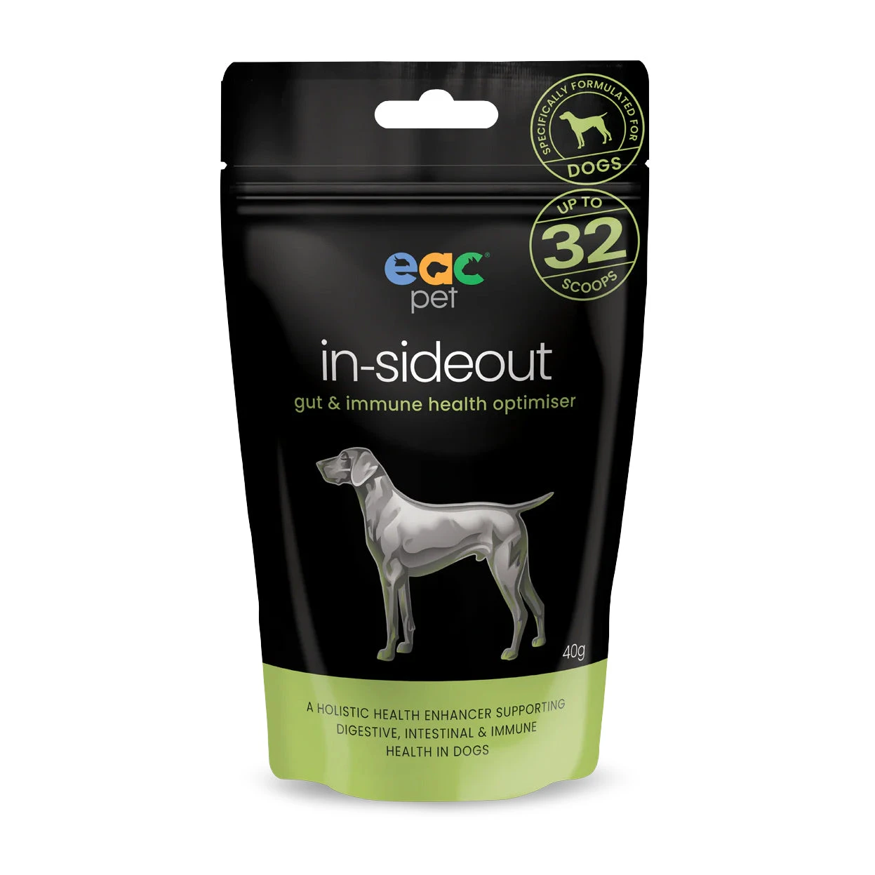 EAC In-sideout Gut And Immune Health Optimiser For Dogs 1 EAC In-sideout Gut And Immune Health Optimiser For Dogs