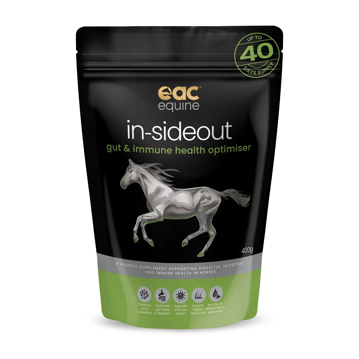 EAC In-sideout Gut &Immune Health Optimiser For Horses 1 EAC In-sideout Gut &Immune Health Optimiser For Horses
