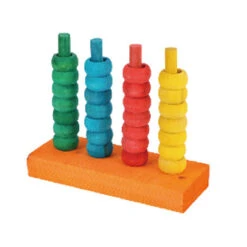 Feathered Friends Educational Stacking Blocks Bird Toy