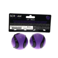 Scream Elite Balls - 2 Pack -Vetn Pet Direct Store elite balls purple back
