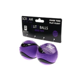Scream Elite Balls - 2 Pack -Vetn Pet Direct Store elite balls purple side