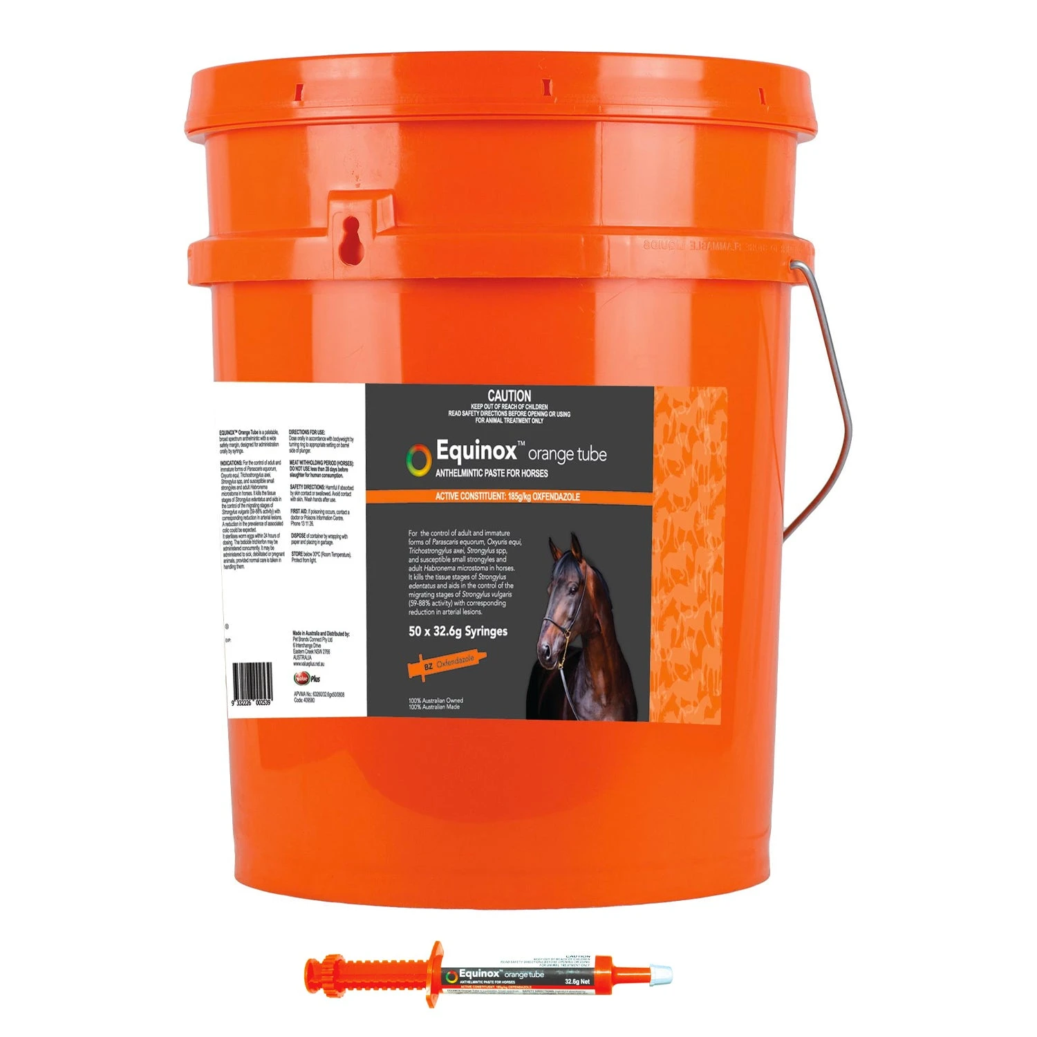 Equinox Anthelmintic Paste For Horses Stud Bucket (50 Tubes) 1 Equinox Anthelmintic Paste For Horses Stud Bucket (50 Tubes)