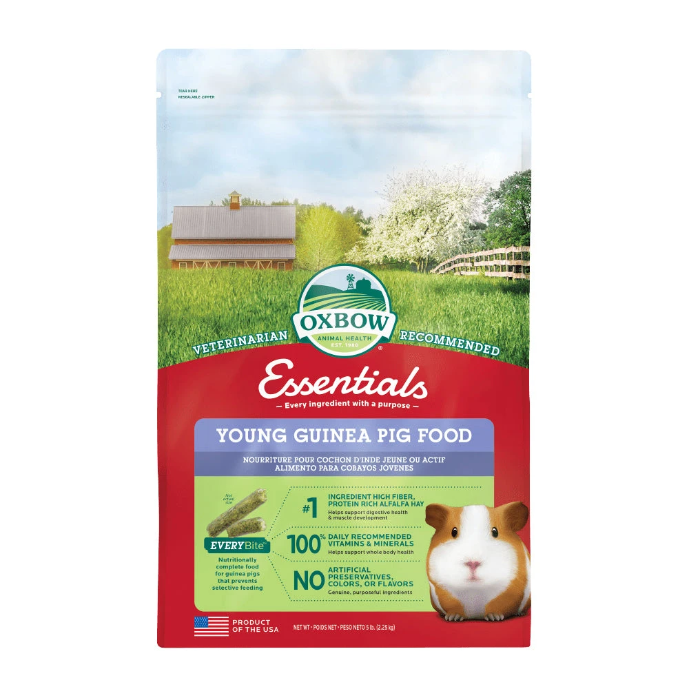 Oxbow Essentials Young Guinea Pig Food 2.25kg 1 Oxbow Essentials Young Guinea Pig Food 2.25kg