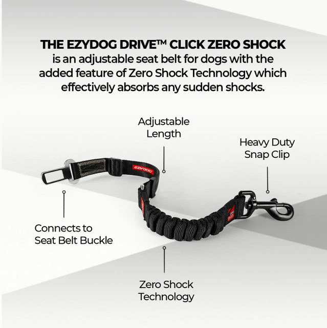 EzyDog Click Dog Seat Belt - Zero Shock 5 EzyDog Click Dog Seat Belt - Zero Shock - Image 5