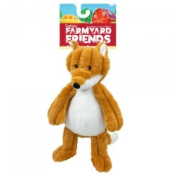 FurKidz Farmyard Friends Fox Plush Dog Toy
