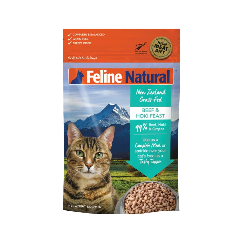 Feline Natural Beef & Hoki Feast Freeze-Dried Cat Food 2 Feline Natural Beef & Hoki Feast Freeze-Dried Cat Food - Image 2