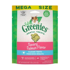 Feline Greenies Dental Treats For Cats - Assorted Flavours -Vetn Pet Direct Store feline greenies salmon 130g